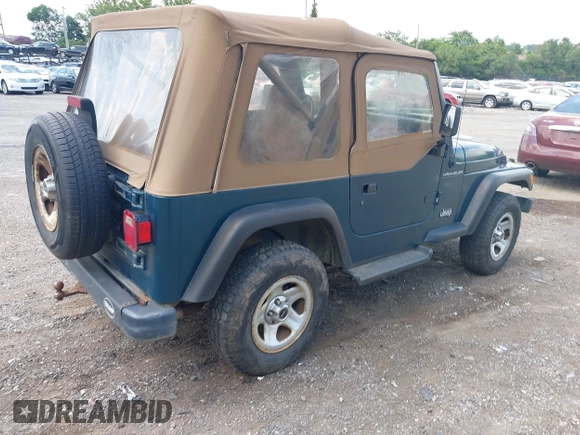 1997 Jeep Wrangler SE with VIN 1J4FY29P2VP446769, listed as a IAAI auction lot 42782194 with 98,352 mi miles and . Bid and sale history available at DreamBid. Image 4.