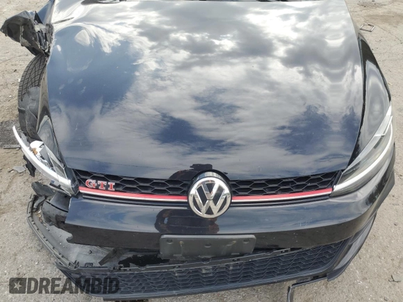 2019 Volkswagen Golf GTI S with VIN 3VW5T7AU0KM011651, listed as a Copart auction lot 70188304 with 0 mi miles and Salvage Title. Bid and sale history available at carsss.com. Image 12.