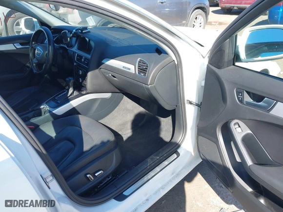 2013 Audi A4 Premium with VIN WAUBFAFL7DN040726, listed as a IAAI auction lot 41816718 with 115,661 mi miles. Bid and sale history available at carsss.com. Image 5.