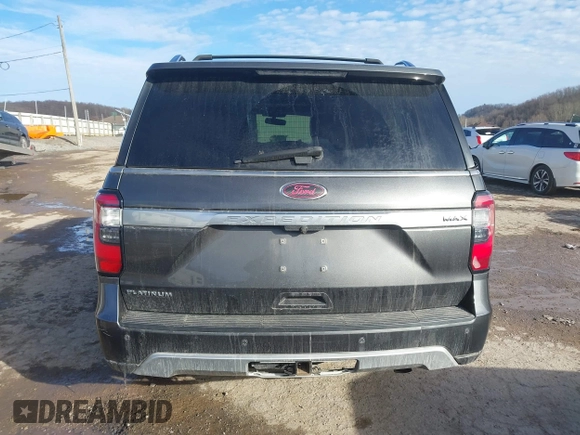 2018 Ford Expedition Max Platinum with VIN 1FMJK1MTXJEA38800, listed as a IAAI auction lot 41144759 with 127,571 mi miles and . Bid and sale history available at DreamBid. Image 16.