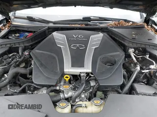 2018 Infiniti Q50 3.0t LUXE with VIN JN1EV7AR3JM438408, listed as a IAAI auction lot 42196488 with 134,519 mi miles. Bid and sale history available at carsss.com. Image 10.