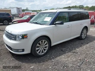 2014 Ford Flex SEL with VIN 2FMGK5C82EBD10918, listed as a IAAI auction lot 41966299 with 163,857 mi miles. Bid and sale history available at carsss.com. Image 17.