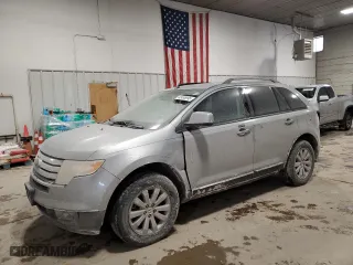 2007 Ford Edge SEL with VIN 2FMDK38C27BA55324, listed as a Copart auction lot 45456995 with 160,593 mi miles and Salvage Title. Bid and sale history available at carsss.com. Image 1.