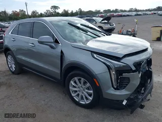 2023 Cadillac XT4 FWD Luxury with VIN 1GYAZAR42PF135830, listed as a IAAI auction lot 41197262 with 23,046 mi miles. Bid and sale history available at carsss.com. Image 1.