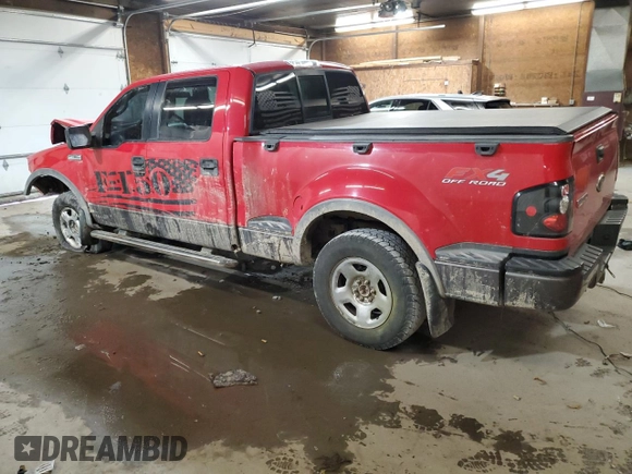2006 Ford F-150 XLT with VIN 1FTPW04576KD15913, listed as a Copart auction lot 77202854 with 238,456 mi miles and Salvage Title. Bid and sale history available at carsss.com. Image 2.