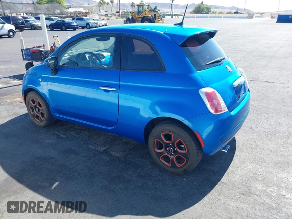 2016 FIAT 500 Pop z VIN 3C3CFFAR0GT161347, wystawiony jako IAAI lot #42497982 z przebiegiem 64 888 mil mil oraz . Historia ofert i sprzedaży dostępna na DreamBid. Obrazek 3.