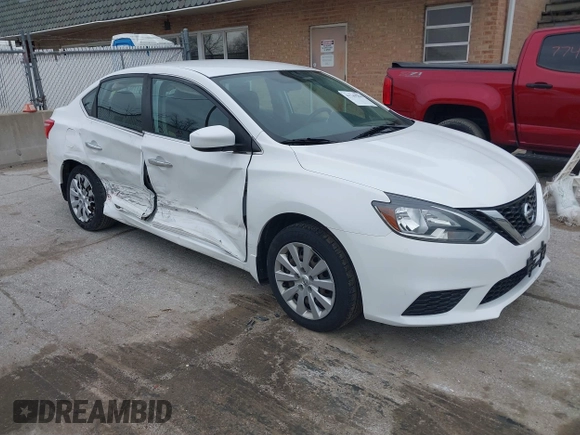 2017 Nissan Sentra S with VIN 3N1AB7AP6HY212375, listed as a IAAI auction lot 41749594 with 107,247 mi miles. Bid and sale history available at carsss.com. Image 1.