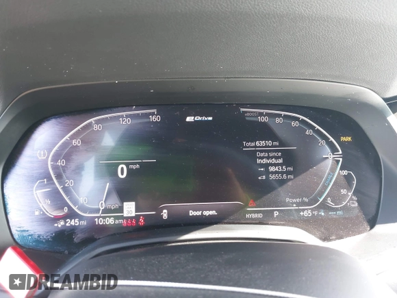 2022 BMW X5 xDrive45e with VIN 5UXTA6C07N9J29881, listed as a IAAI auction lot 42086373 with 63,510 mi miles and . Bid and sale history available at DreamBid. Image 7.