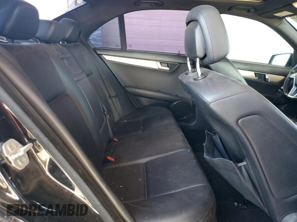 2012 Mercedes-Benz C 300 Sport with VIN WDDGF8BB7CR207887, listed as a Copart auction lot 62177525 with 158,417 mi miles and Salvage title. Bid and sale history available at DreamBid. Image 10.