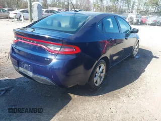 2015 Dodge Dart SXT with VIN 1C3CDFBB1FD128465, listed as a IAAI auction lot 41768728 with 191,041 mi miles. Bid and sale history available at carsss.com. Image 4.