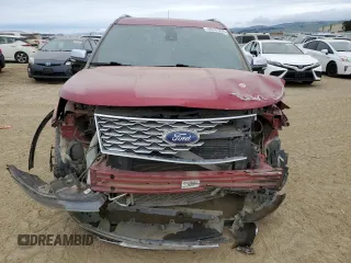 2018 Ford Explorer Platinum with VIN 1FM5K8HT1JGC57041, listed as a Copart auction lot 45741235 with 98,236 mi miles and Salvage Title. Bid and sale history available at carsss.com. Image 5.