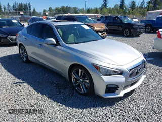 2017 Infiniti Q50 Premium with VIN JN1EV7AR8HM841827, listed as a IAAI auction lot 42663637 with 55,510 mi miles and . Bid and sale history available at DreamBid. Image 1.