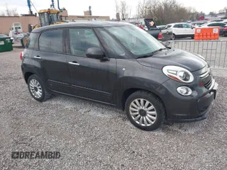 2014 FIAT 500L Easy with VIN ZFBCFABH7EZ028517, listed as a IAAI auction lot 41860321 with 79,665 mi miles. Bid and sale history available at carsss.com. Image 1.