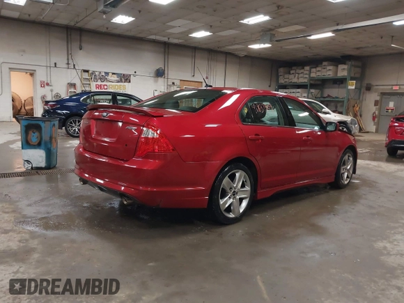 2011 Ford Fusion SPORT with VIN 3FAHP0KC9BR254465, listed as a IAAI auction lot 41837409 with 154,945 mi miles. Bid and sale history available at carsss.com. Image 4.