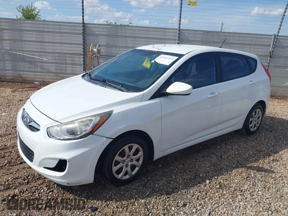 2014 Hyundai Accent GS with VIN KMHCT5AE6EU157751, listed as a IAAI auction lot 42161112 with 145,653 mi miles. Bid and sale history available at carsss.com. Image 2.