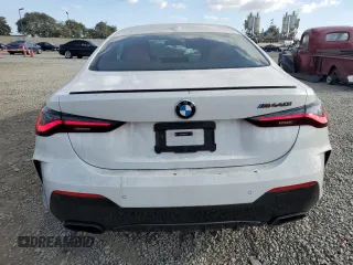 2024 BMW 4 Series M440i with VIN WBA83AP08RCP50776, listed as a Copart auction lot 81346544 with 13,407 mi miles and Salvage Title. Bid and sale history available at carsss.com. Image 6.