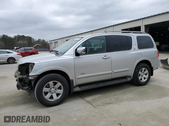 2009 Nissan Armada SE z VIN 5N1BA08D19N600681, wystawiony jako Copart lot #49723785 z przebiegiem 369 498 mil mil oraz Szkoda całkowita • Salvage title. Historia ofert i sprzedaży dostępna na DreamBid. Obrazek 1.