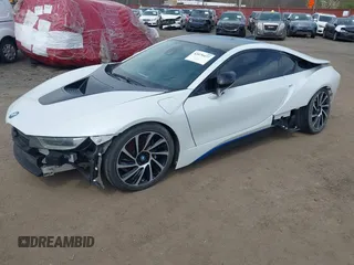 2016 BMW i8 with VIN WBY2Z2C53GV675600, listed as a IAAI auction lot 42079477 with 26,756 mi miles. Bid and sale history available at carsss.com. Image 20.
