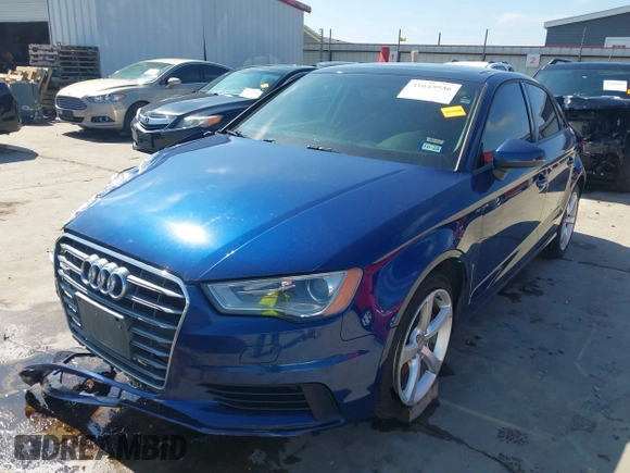 2015 Audi A3 1.8T Premium with VIN WAUACGFF9F1004466, listed as a IAAI auction lot 41645936 with 138,529 mi miles. Bid and sale history available at carsss.com. Image 19.