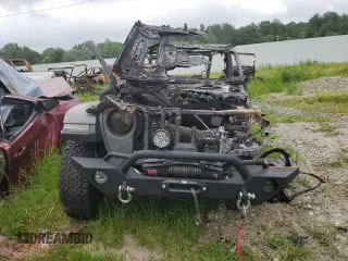 2021 Jeep Wrangler Unlimited Rubicon with VIN 1C4JJXFM3MW607999, listed as a Copart auction lot 49765454 with 0 mi miles and Salvage Title. Bid and sale history available at carsss.com. Image 5.