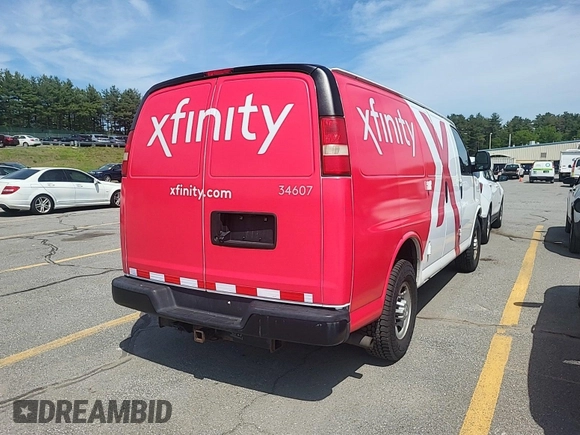 2015 Chevrolet Express Cargo with VIN 1GCWGFCF9F1167047, listed as a IAAI auction lot 42666478 with 169,647 mi miles and . Bid and sale history available at DreamBid. Image 34.