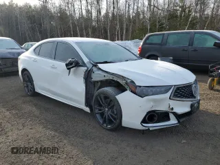 2019 Acura TLX w/Advance Pkg with VIN 19UUB3F87KA800500, listed as a Copart auction lot 52171675 with 76,641 mi miles and Clean Title. Bid and sale history available at carsss.com. Image 4.