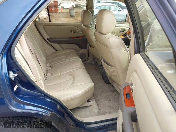 2001 Lexus RX with VIN JTJHF10U310170085, listed as a IAAI auction lot 41795796 with 205,057 mi miles and . Bid and sale history available at carsss.com. Image 8.