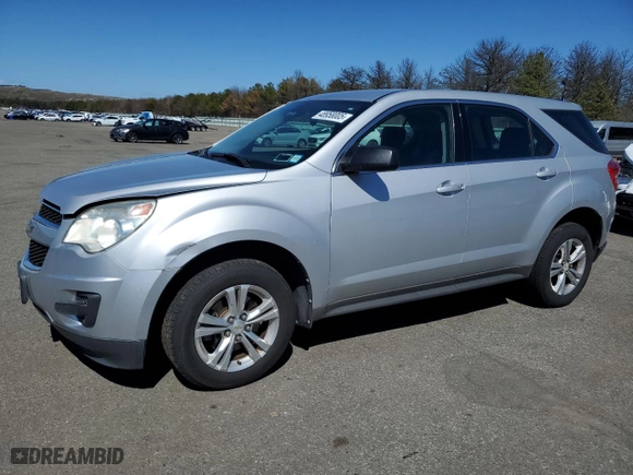 2010 Chevrolet Equinox LS with VIN 2CNALBEW6A6398615, listed as a Copart auction lot 48958005 with 101,248 mi miles and Salvage Title. Bid and sale history available at carsss.com. Image 1.