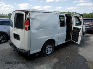 2013 Chevrolet Express Cargo Van with VIN 1GCWGFCA0D1127084, listed as a Copart auction lot 53928134 with 510,411 mi miles and Non Repairable. Bid and sale history available at carsss.com. Image 3.