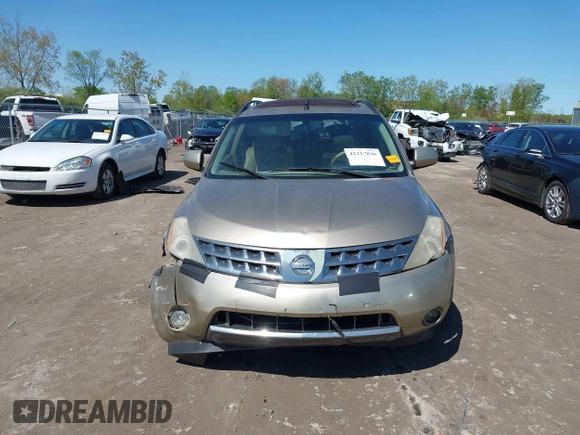 2006 Nissan Murano SL с VIN JN8AZ08W26W519631, выставлен на аукционе IAAI как лот 42217836 с пробегом 223 079 миль миль и . История ставок и продаж доступна на DreamBid. Изображение 13.