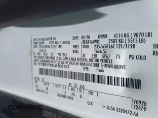 2020 Ford Transit Cargo с VIN 1FTBR1Y84LKB37403, выставлен на аукционе IAAI как лот 42501372 с пробегом 108 257 миль миль и . История ставок и продаж доступна на DreamBid. Изображение 9.