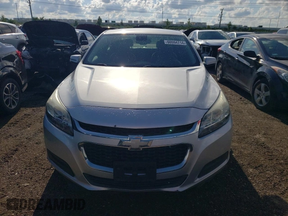 2015 Chevrolet Malibu LT with VIN 1G11C5SL9FF215116, listed as a Copart auction lot 60994714 with 101,241 mi miles and Salvage Title. Bid and sale history available at DreamBid. Image 5.