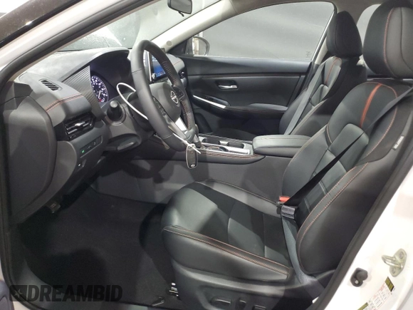 2025 Nissan Sentra SR with VIN 3N1AB8DV2SY288165, listed as a Copart auction lot 55434265 with 3,352 mi miles and Clean Title. Bid and sale history available at DreamBid. Image 7.