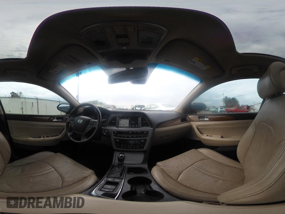2015 Hyundai Sonata Limited with VIN 5NPE34AF4FH037765, listed as a IAAI auction lot 41887280 with 235,024 mi miles and . Bid and sale history available at carsss.com. Image 19.