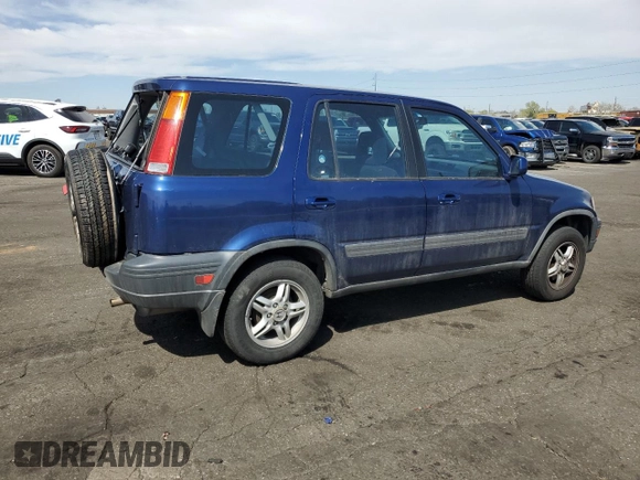 1999 Honda CR-V EX with VIN JHLRD1861XC081726, listed as a Copart auction lot 53368485 with 167,373 mi miles and Salvage Title. Bid and sale history available at carsss.com. Image 3.