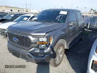 2023 Ford F-150 XL with VIN 1FTFW1E51PKD65403, listed as a IAAI auction lot 41398997 with 25,975 mi miles. Bid and sale history available at carsss.com. Image 2.