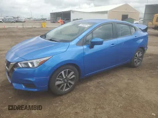 2021 Nissan Versa SV with VIN 3N1CN8EV1ML924542, listed as a Copart auction lot 59992625 with 73,935 mi miles and Salvage title. Bid and sale history available at DreamBid. Image 1.
