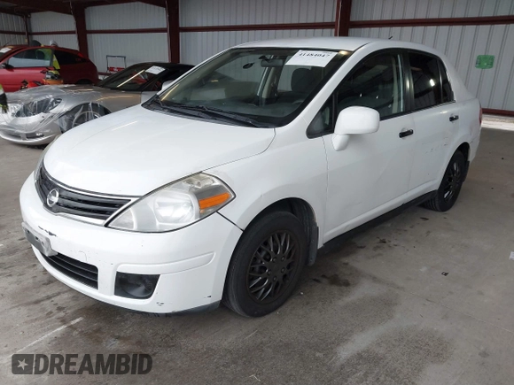 2010 Nissan Versa 1.8 S with VIN 3N1BC1AP7AL414885, listed as a IAAI auction lot 41484047 with 200,905 mi miles. Bid and sale history available at carsss.com. Image 2.