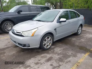 2008 Ford Focus SE with VIN 1FAHP35NX8W152337, listed as a IAAI auction lot 42114878 with 239,583 mi miles. Bid and sale history available at carsss.com. Image 2.
