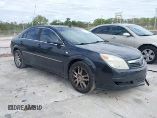 2008 Saturn Aura XE with VIN 1G8ZS57B78F225752, listed as a IAAI auction lot 41767351 with 187,062 mi miles. Bid and sale history available at carsss.com. Image 1.