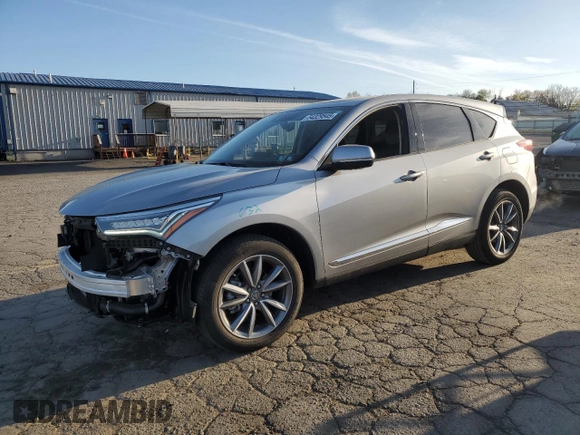 2020 Acura RDX w/Technology Pkg with VIN 5J8TC2H59LL029985, listed as a Copart auction lot 54329545 with 25,140 mi miles and Salvage Title. Bid and sale history available at carsss.com. Image 1.