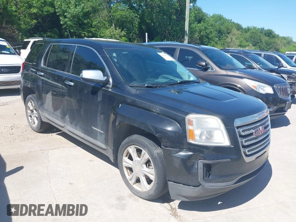 2017 GMC Terrain SLE with VIN 2GKALMEK9H6142478, listed as a IAAI auction lot 42086293 with 224,953 mi miles. Bid and sale history available at carsss.com. Image 1.