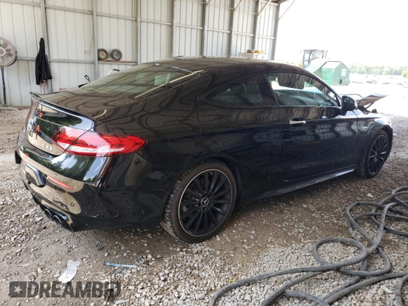 2021 Mercedes-Benz C 43 AMG with VIN W1KWJ6EB0MG062702, listed as a Copart auction lot 50078073 with 4,578 mi miles and . Bid and sale history available at DreamBid. Image 3.