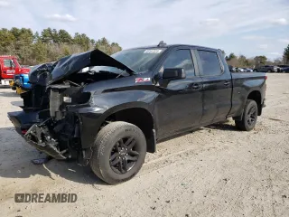 2021 Chevrolet Silverado 1500 LT Trail Boss with VIN 1GCPYFEL6MZ264192, listed as a Copart auction lot 49147325 with 99,359 mi miles and Salvage Title. Bid and sale history available at DreamBid. Image 1.
