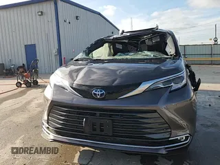 2023 Toyota Sienna Platinum with VIN 5TDESKFC1PS107059, listed as a Copart auction lot 59583485 with Not provided miles and Salvage title. Bid and sale history available at DreamBid. Image 14.