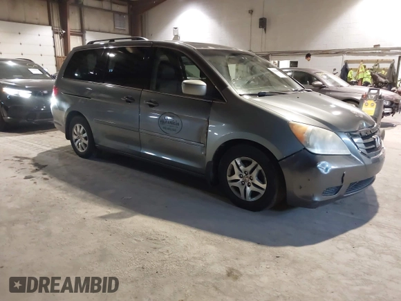 2010 Honda Odyssey EX-L with VIN 5FNRL3H78AB030111, listed as a IAAI auction lot 41250121 with 333,030 mi miles and . Bid and sale history available at DreamBid. Image 1.