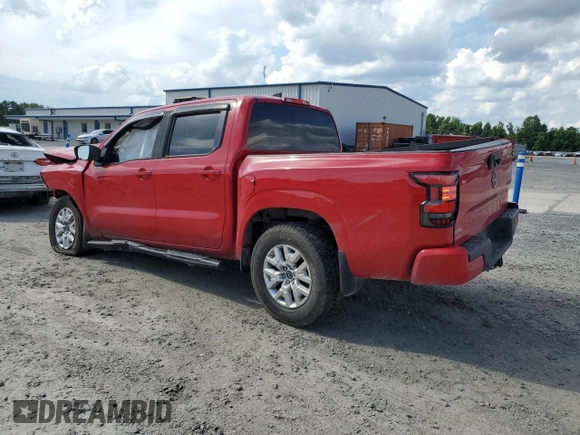 2022 Nissan Frontier SV with VIN 1N6ED1EK0NN687174, listed as a Copart auction lot 61204105 with Not provided miles and Salvage title. Bid and sale history available at DreamBid. Image 2.