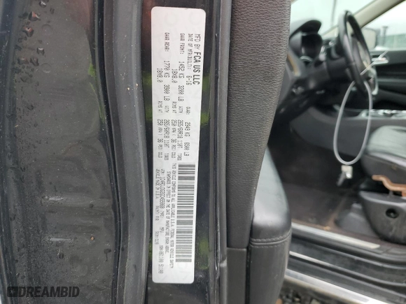 2016 Dodge Durango Limited with VIN 1C4RDJDG2GC455868, listed as a Copart auction lot 52219475 with 180,665 mi miles and Clean Title. Bid and sale history available at carsss.com. Image 13.