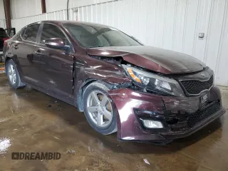 2015 Kia Optima LX with VIN 5XXGM4A7XFG466595, listed as a Copart auction lot 59190135 with 102,847 mi miles and Salvage title. Bid and sale history available at DreamBid. Image 4.