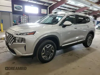 2021 Hyundai Santa Fe Hybrid Blue with VIN KM8S2DA17MU002825, listed as a Copart auction lot 86266784 with 79,221 mi miles and Clean Title. Bid and sale history available at carsss.com. Image 1.